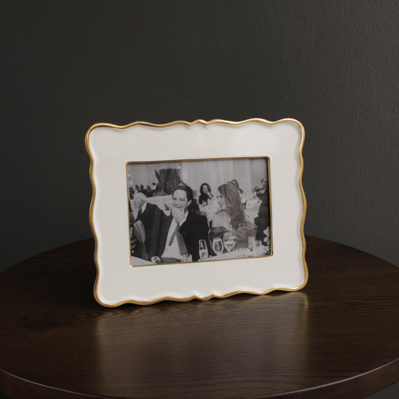 Cadre photo en métal FRAME, Crème, crème