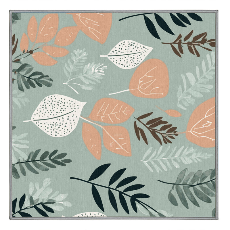 Sunset Vines Rug, Square 6'