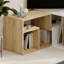 Glis Corner TV Stand Versatile and Stylish Media Unit for Modern Living Spaces-685515031