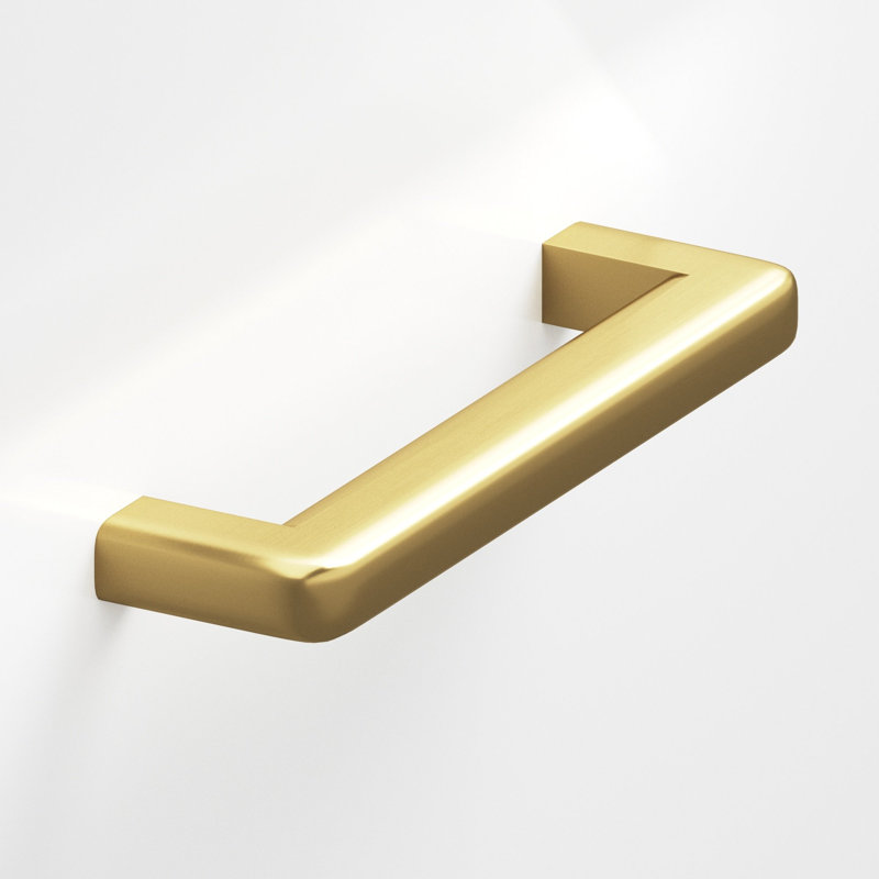 Fixed Pin Pivot Hinge, 1.88" H x 4.38" W, Satin Brass