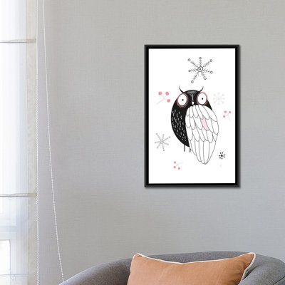 « hibou ii », impression sur toile
