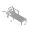 Chaise longue inclinable Bevelyn