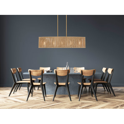 Lustre ovale 5 lumières Ashe