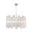 Ryder Chandelier Round Multi-Faceted Glass Dining Room