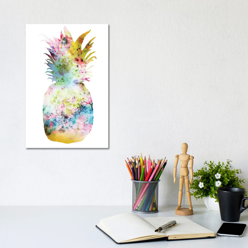 Pineapple II by PI Studio - Wrapped Canvas Print, 20.32 cm H x 30.48 cm W