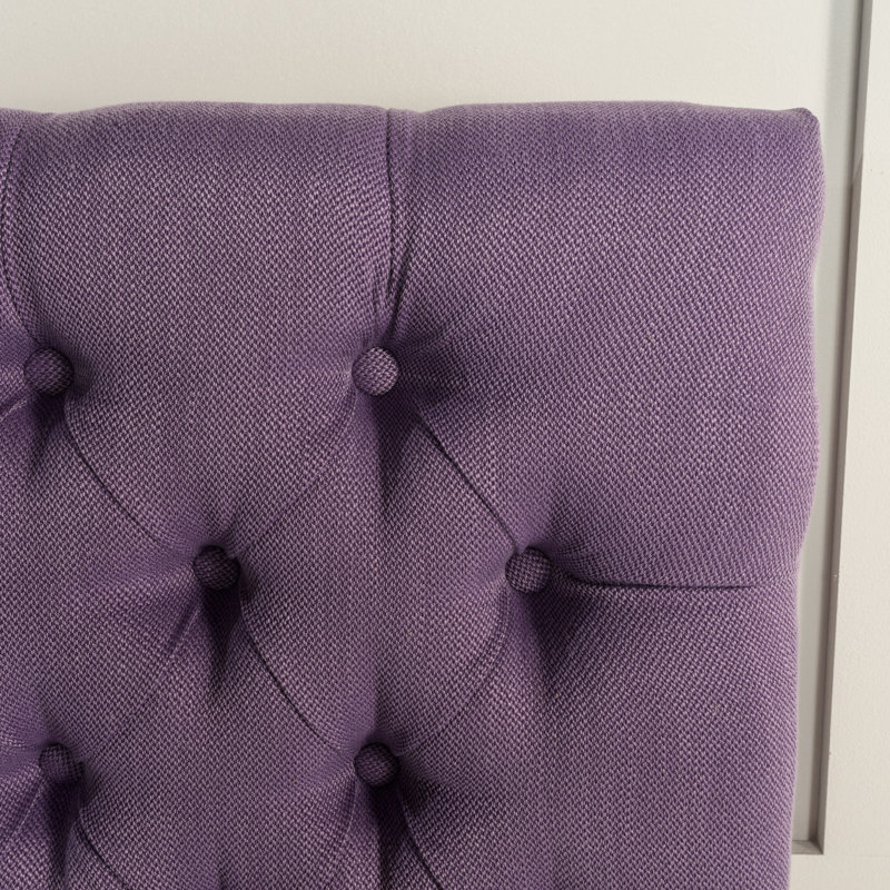 Purple Headboard For Queen Bed, Contemporary And Stunning Upholstered Shine
