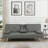 Sofa Bed with Armrest two holders WOOD FRAME, STAINLESS LEG, FUTON GREY Unavailable-807763313