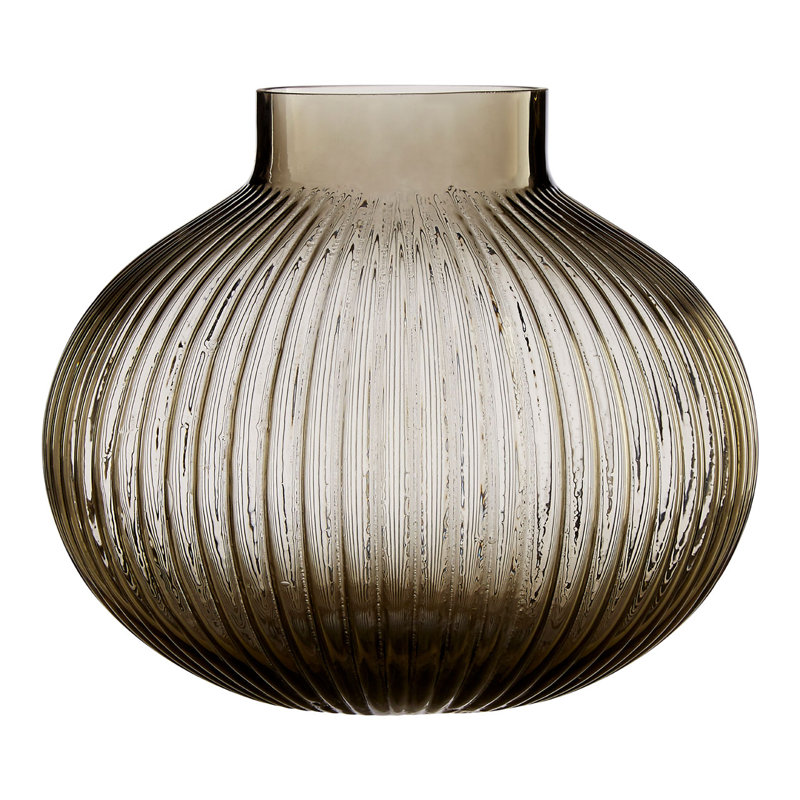 Salvatore Glass Table Vase, 15cm H x 16cm W x 16cm D