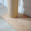 Console 59 "en bois minimaliste moderne avec colonne à piédestal - Élégante décoration décorative pour l'entrée, le salon et le couloir