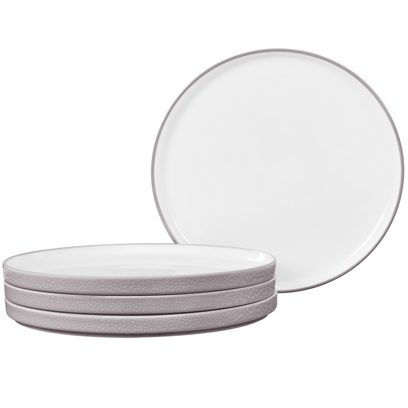 Noritake Colortex Stone Stax Dinner Plates, 9-3/4", Taupe