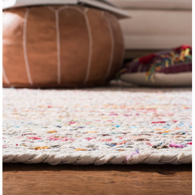 Hurst Hand Woven Cotton Abstract Rug