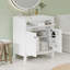 Meuble-lavabo de 30 po avec lavabo en céramique, armoire de salle de bain simple moderne avec 2 portes et une tablette, portes à fermeture douce-1073632275