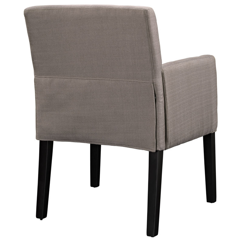 Fauteuil Chloe, Velours gris performance