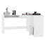 Corliss Corner Desk Computer Desk Study L-shaped Desk Table Engineered Wood-808320763