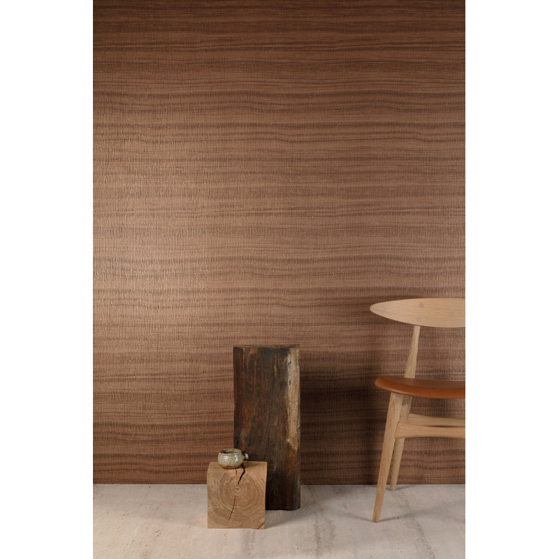Papier peint uni naturel, Brun