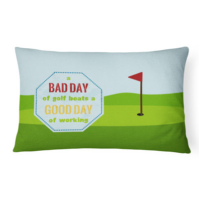 Coussin décoratif intérieur / extérieur A Bad Day at Golf