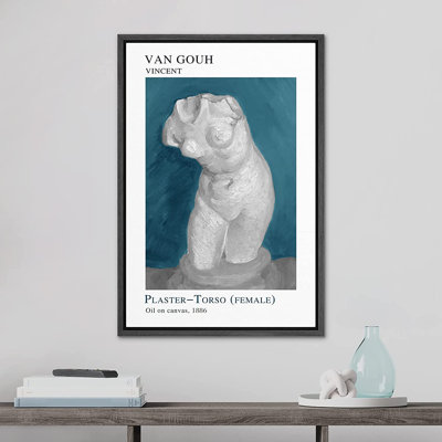 " Alternate Female Plaster Torso 1886 " by Vincent Van Gogh