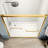 Sliding Shower Glass Door Adjustable Semi Frameless Shower Door-120178972