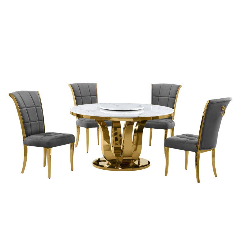 Ensemble repas 54 po Ridgefield, Gris foncé