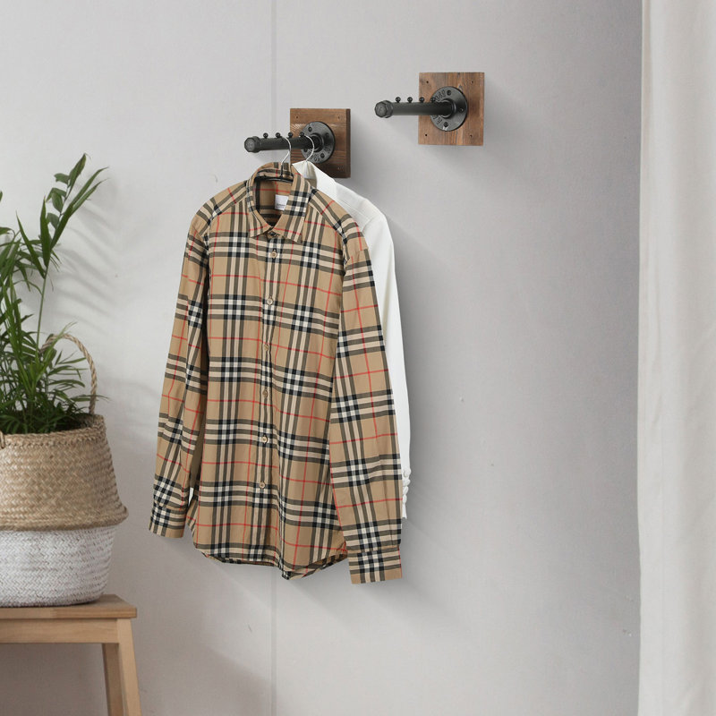 Arafath 5.51'' Wall Mounted Clothes Hanging Rack