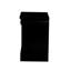 2 Drawers Wooden Nightstand in Black Finish