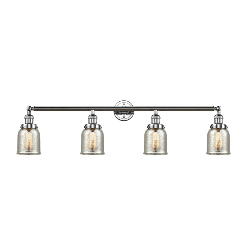 Éclairage pour salle de bain 4 lumières Hanh, Incandescente, Chrome poli