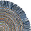 Tapis ivoire / denim en coton tissé à la main Abhay-24290564
