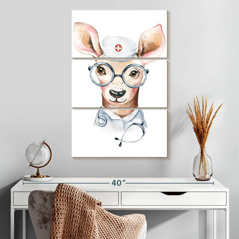 Ketti Doctor Deer, 32" H x 20" W