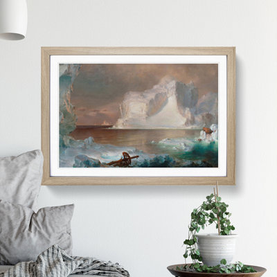 The Icebergs by Frederic Edwin Church - Picture Frame Painting
