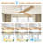 52-Inch Ceiling Fan With Light, Dc Reversible Motor, Timer (1/4/8 Hours),Light With Memory Function
