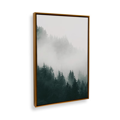 «Enchanting Emerald Peaks on Canvas» par Krista Mosakowski, reproduction