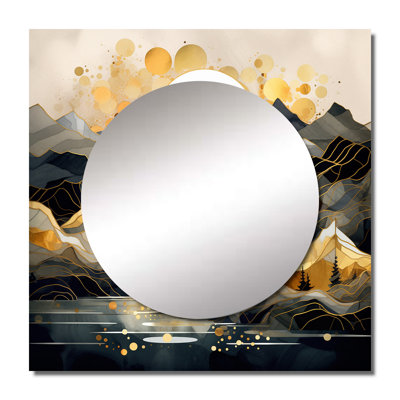 Jolei - Scandinavian Simplicity II Scandinavian Large Square Mirror Wall Decor For Bedroom
