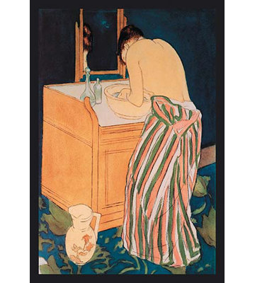 " Woman Bathing " by Mary Cassatt