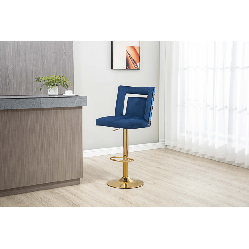 Tabouret Ayeln, Bleu marine