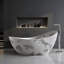 74" Solid Surface Freestanding Bathtub