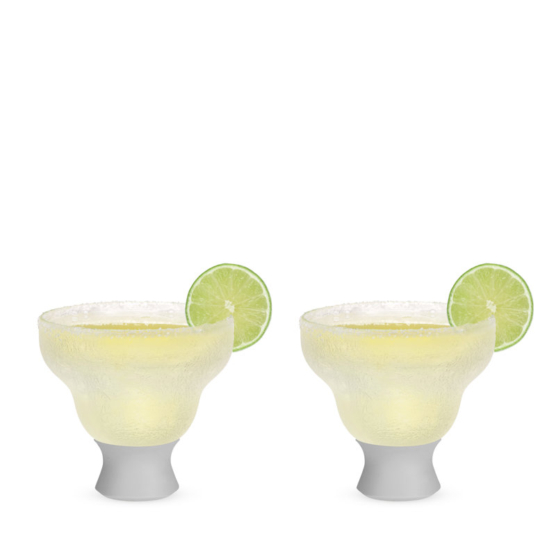 Ensemble de 2 gobelets en verre à gâteries Margarita