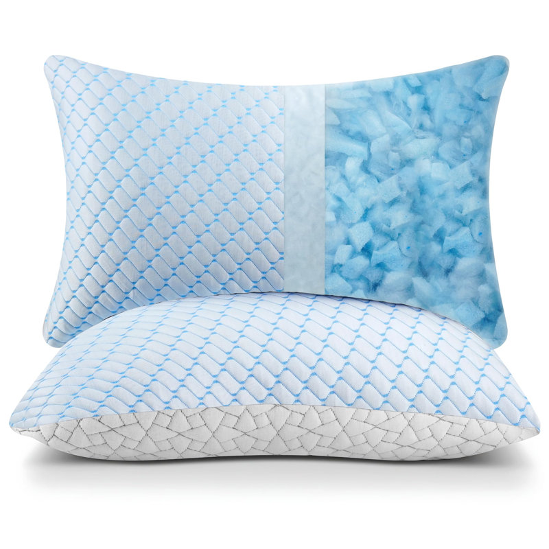 Summer Cooling Sleep Pillow Set Of 2, 20"H x 26"W