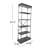 Metal Pipe shelf with fir wood
