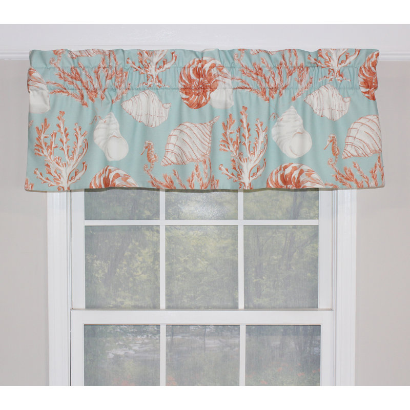 Cantonnière en coton Toile, L 50 po x L 15 po