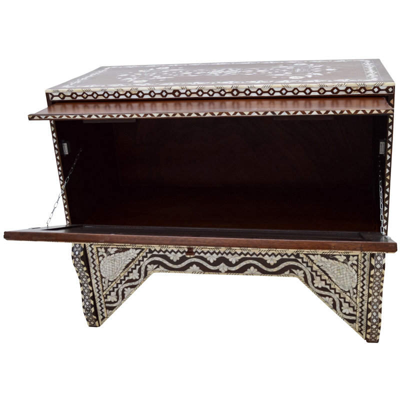 Syrian 39'' W Solid Wood Console Table