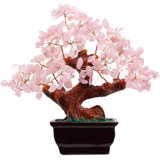 Ahriel 4'' Faux Bonsai Tree in Stone Pot