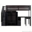 Desk & Wardrobe – Space-Saving Multifunctional Loft Bed-108933551-108933548