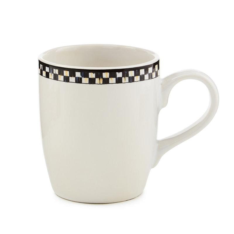 Courtly Check Everyday Mugs, Set Of 4