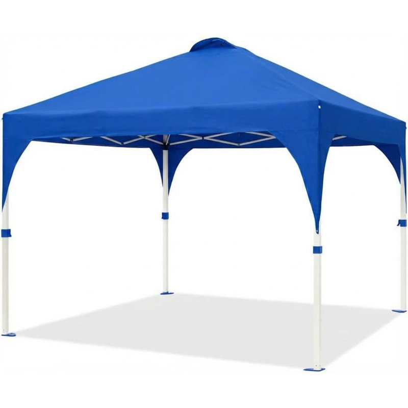 3 x 3 m Commercial Folding Tent – 150D Oxford Fabric with Windows, Central Lock, 270 cm Height, for Garden & Outdoor Events