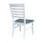 Sardinia Solid Wood Ladder Back Side Chair-29984968