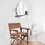 Miroir d'appoint moderne avec tablettes