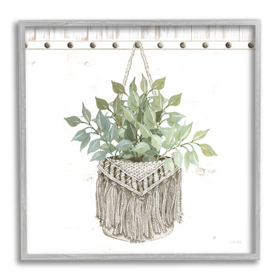 «Macrame tissé tapisserie pot suspendu pot de fleurs tendu par Cindy Jacobs