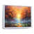 White Floater Framed