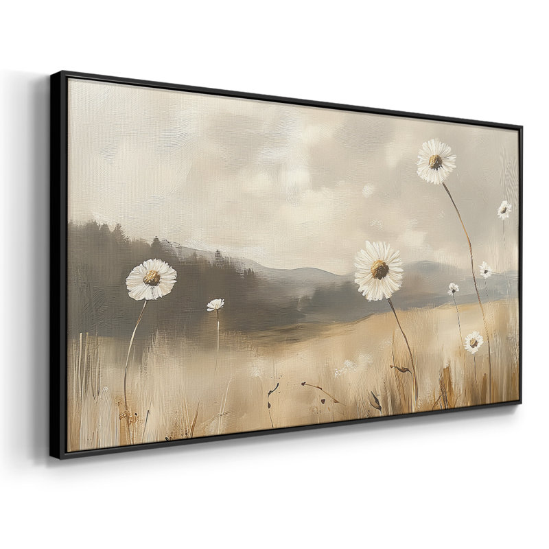 Série paysage - CLIII - Galerie encadrée - prête à être accrochée, H 25 po x l 49 po, Noir