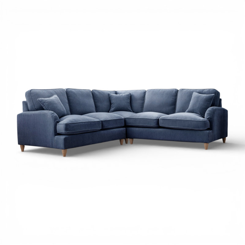 Galilee Corner Sofa, Navy